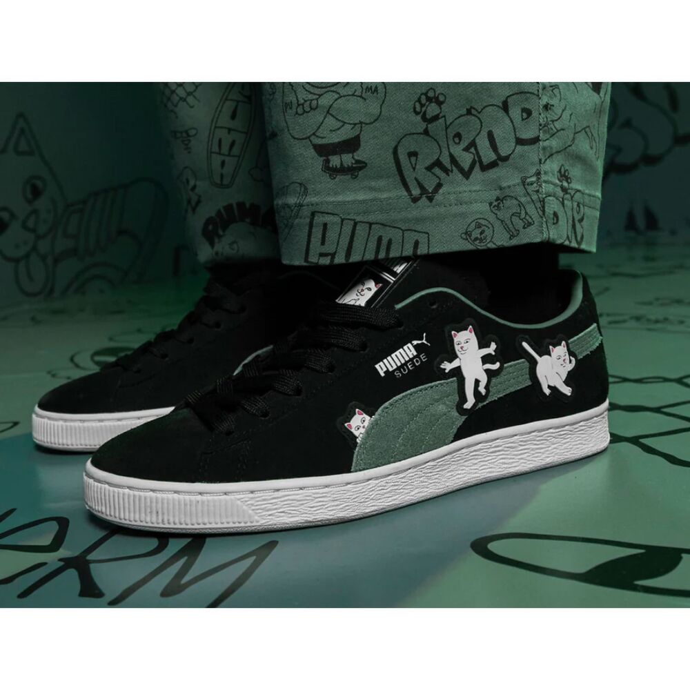 PUMA Suede x RIPNDIP 'Lord Nermal - Black Eucalyptus' Mens 9.5